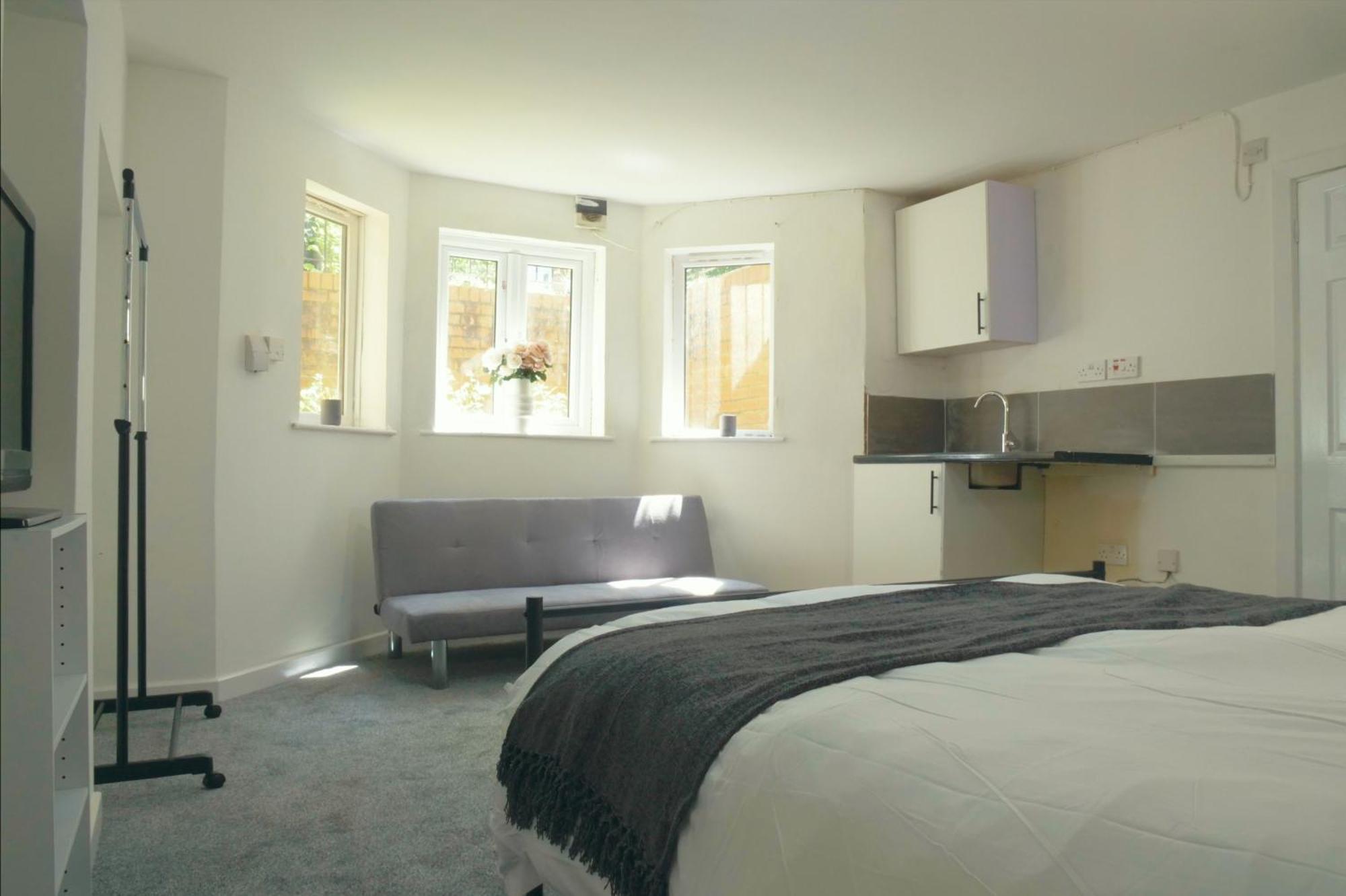 Cosy & Modern 1 Bed Studio Apart-Hotel Leamington Spa Luaran gambar