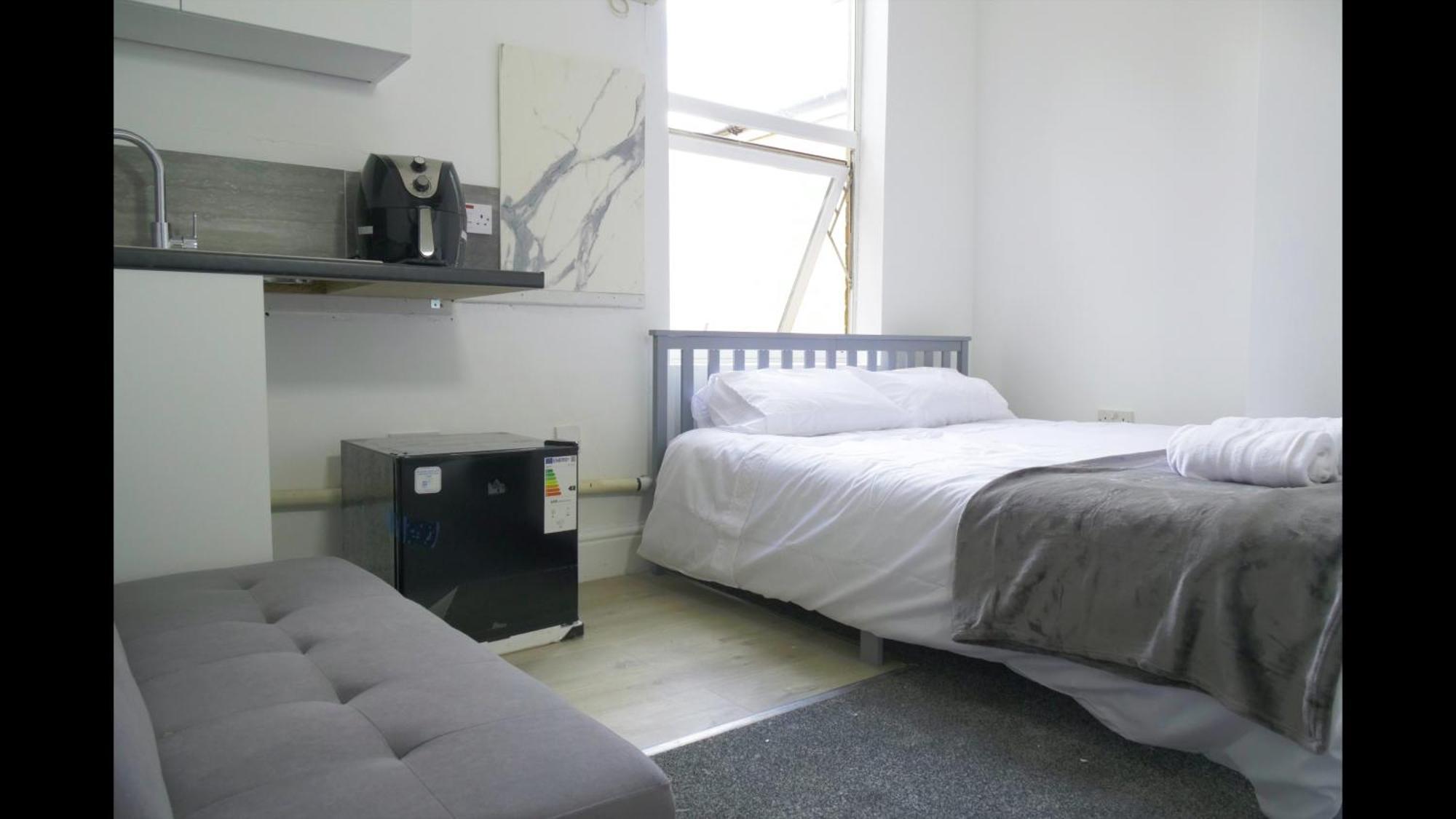Cosy & Modern 1 Bed Studio Apart-Hotel Leamington Spa Luaran gambar
