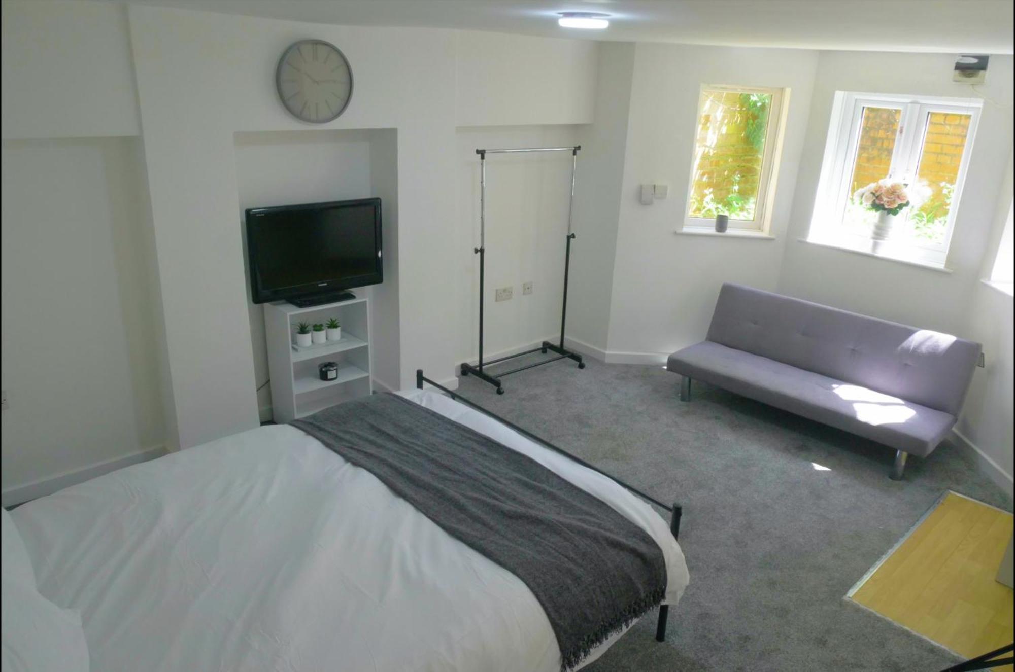 Cosy & Modern 1 Bed Studio Apart-Hotel Leamington Spa Luaran gambar